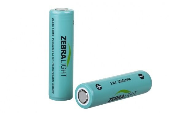 Аккумулятор ZebraLight 18650 Li-ion 3500 mAh, защищенный (ZL635) - 1 шт. #1