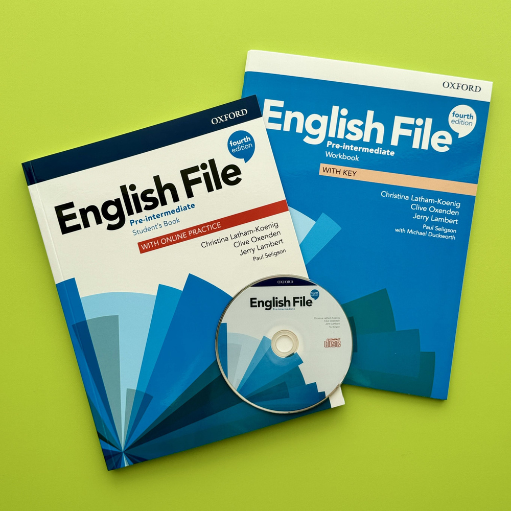 English File Pre-Intermediate (4th edition): Учебник+Тетрадь+CD #1