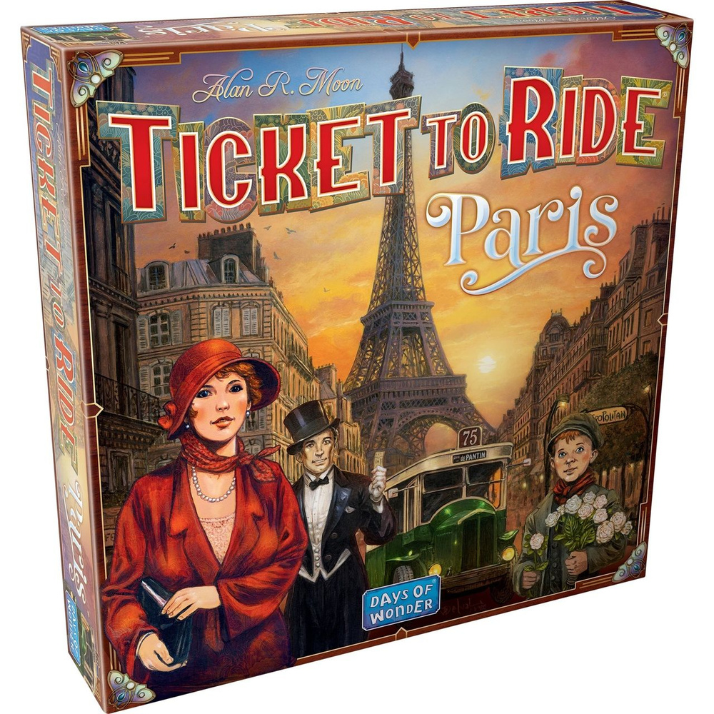 Настольная игра - Ticket to Ride: Paris (Cities) (на английском языке)  #1