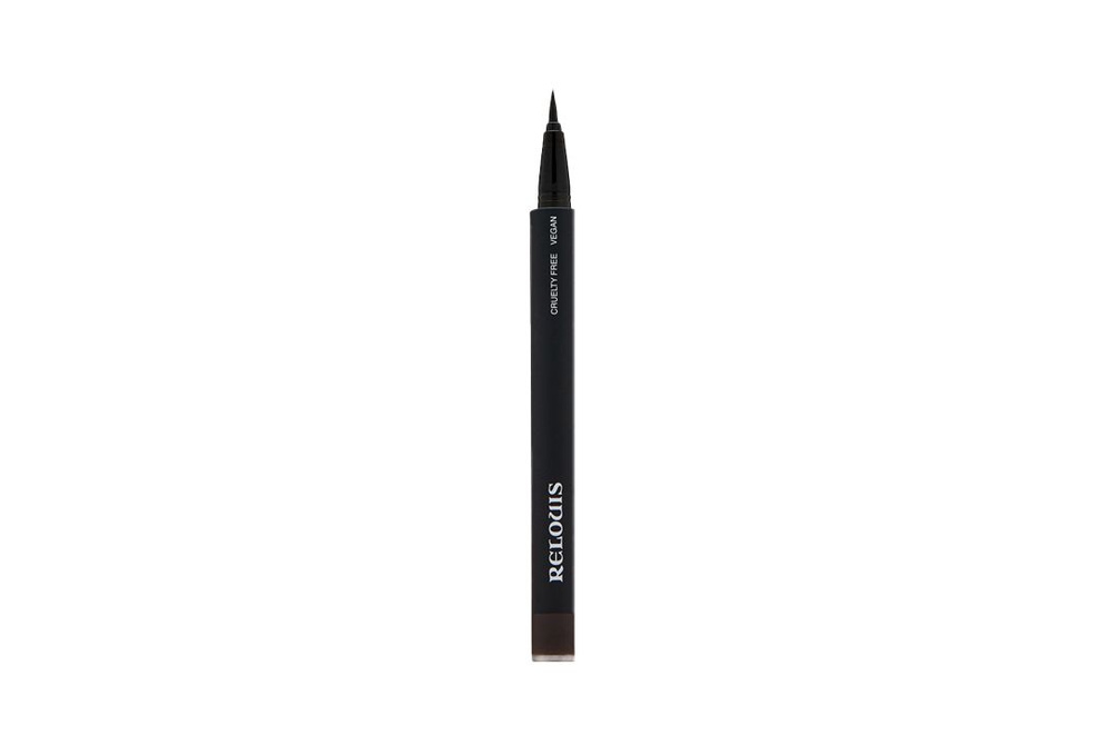 Подводка-фломастер для глаз водостойкая с кисточкой Relouis Relouis Eyeliner marker for eyes waterproof #1