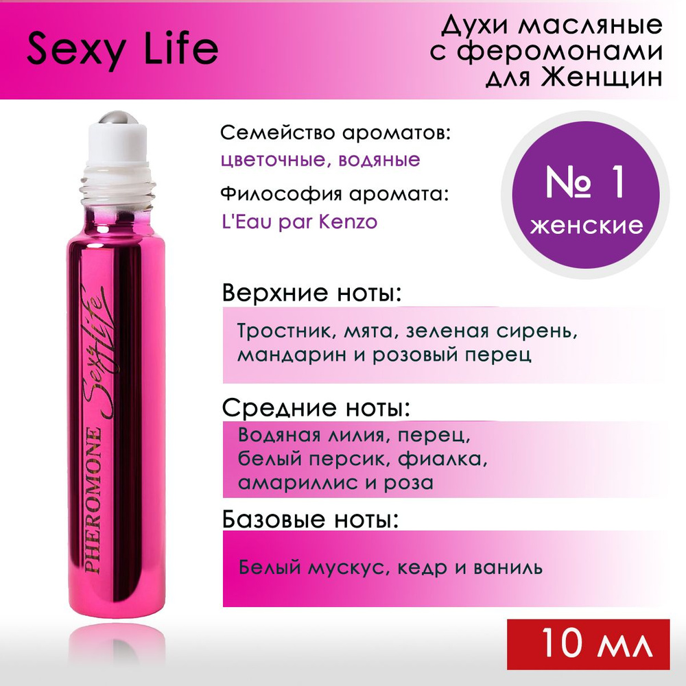 Sexy Life Духи с феромонами, 10мл #1