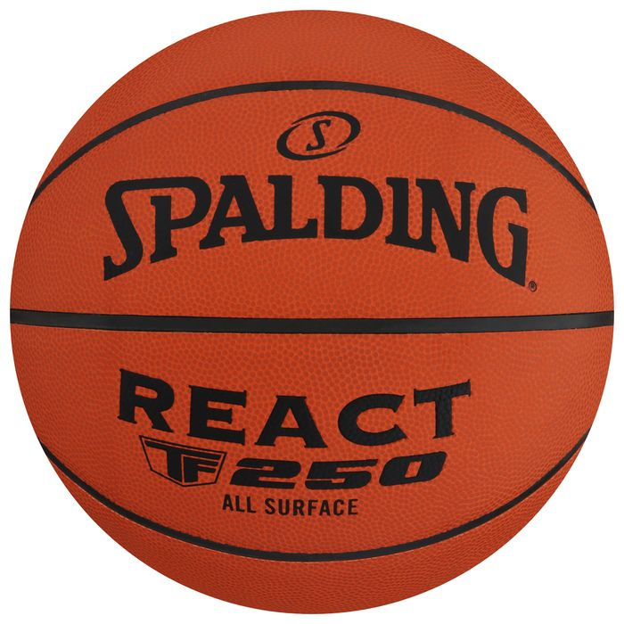 Баскетбольный мяч SPALDING TF-250 React, 76802z, клееный, р. 6, композит  #1