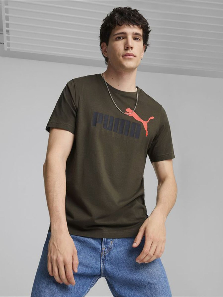 Футболка PUMA Ess+ 2 Col Logo Tee #1