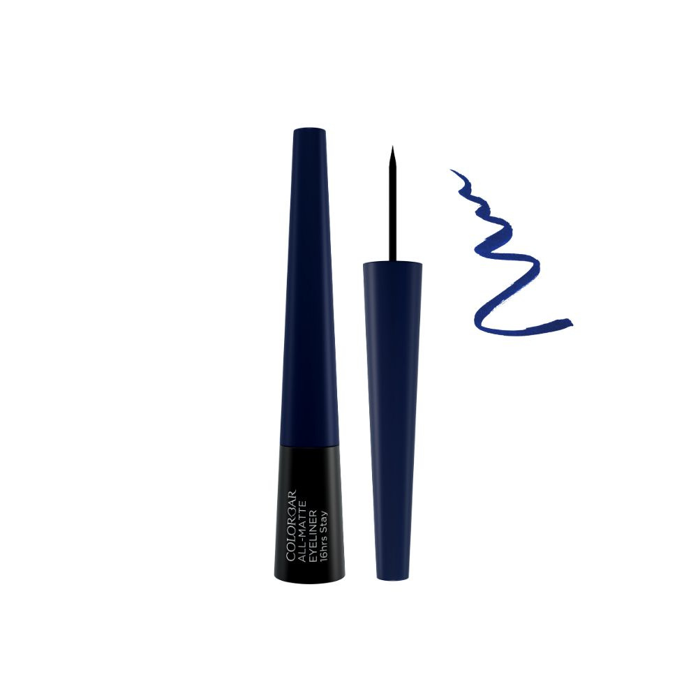 Подводка для глаз матовая All-Matte Eyeliner, 2.5 мл, Matte blue 003 #1