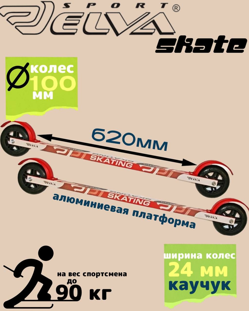 Лыжероллеры ELVA SKATE 620R #1