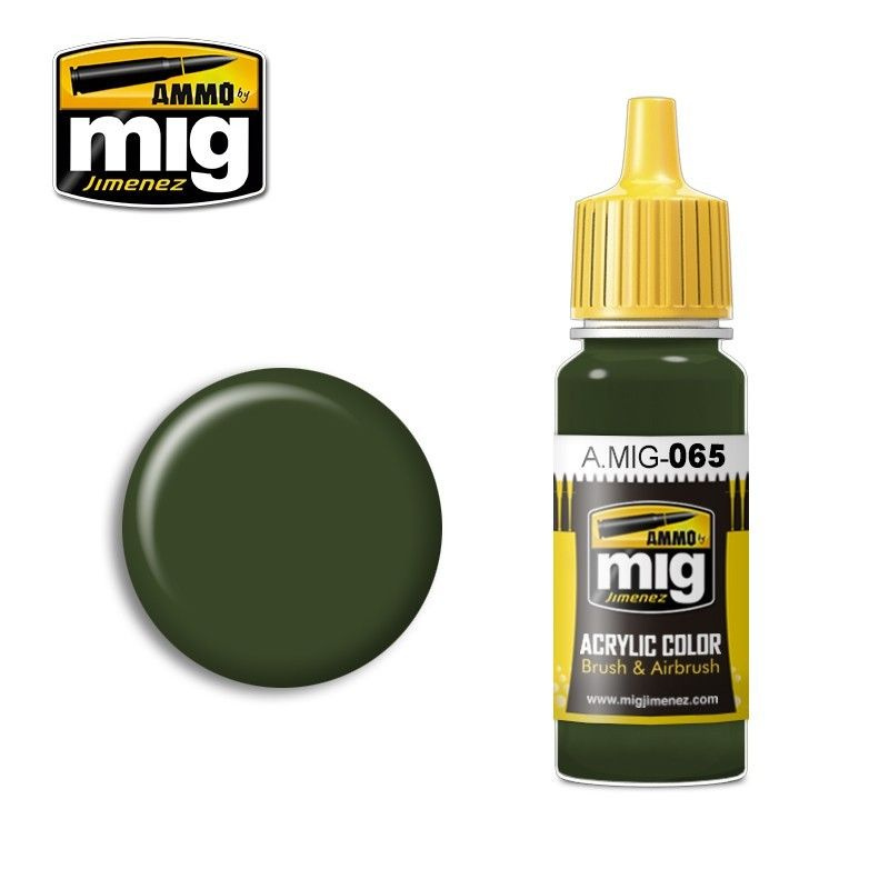 Краска акриловая FOREST GREEN (зелёный лесной) (Ammo Mig) (17ml) #1