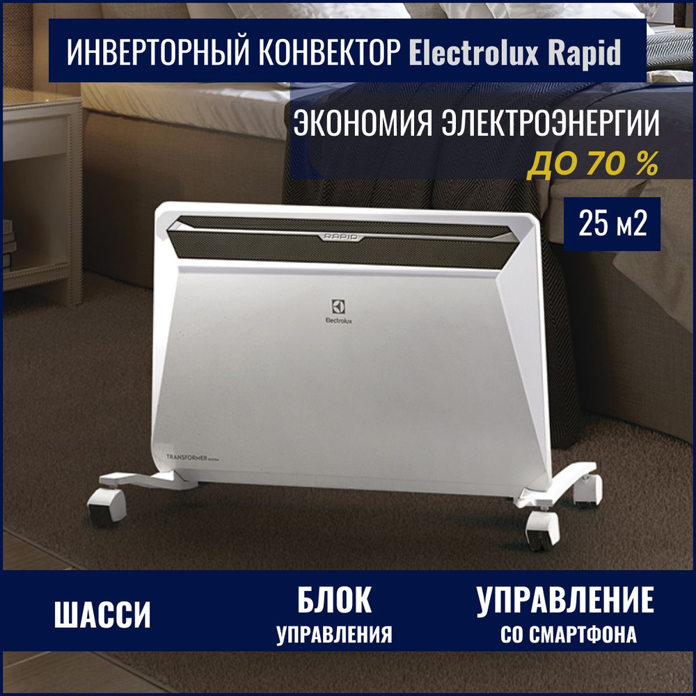 Комплект Electrolux Rapid Transformer с блоком управления и шасси ECH/R-2000 T-TUI4 (инверторный)  #1