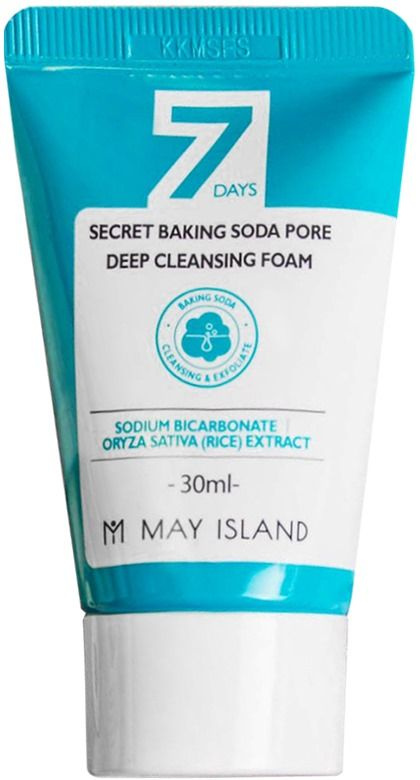 Глубокоочищающая пенка с содой для лица May Island Miniature 7Days Secret Baking Soda Pore Deep Cleansing #1