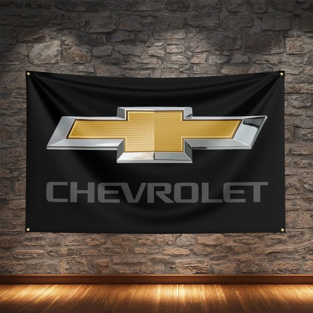 Флаг плакат баннер Chevrolet Шевроле #1