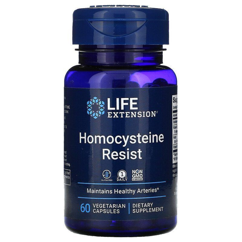 Life Extension Homocysteine Resist 60 капсул массой 389 мг каждая #1