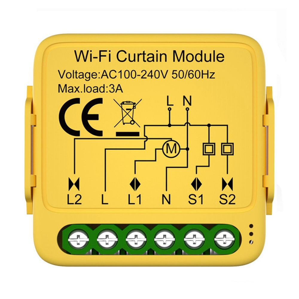 Модуль переключателя штор Tuya WIFI с подключенным мотором для рольставней  #1