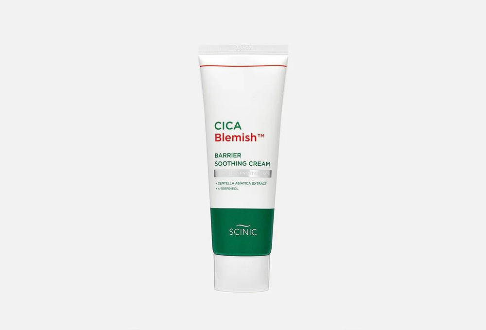 SCINIC cica blemish barrier soothing cream Успокаивающий крем для лица с центеллой азиатской  #1