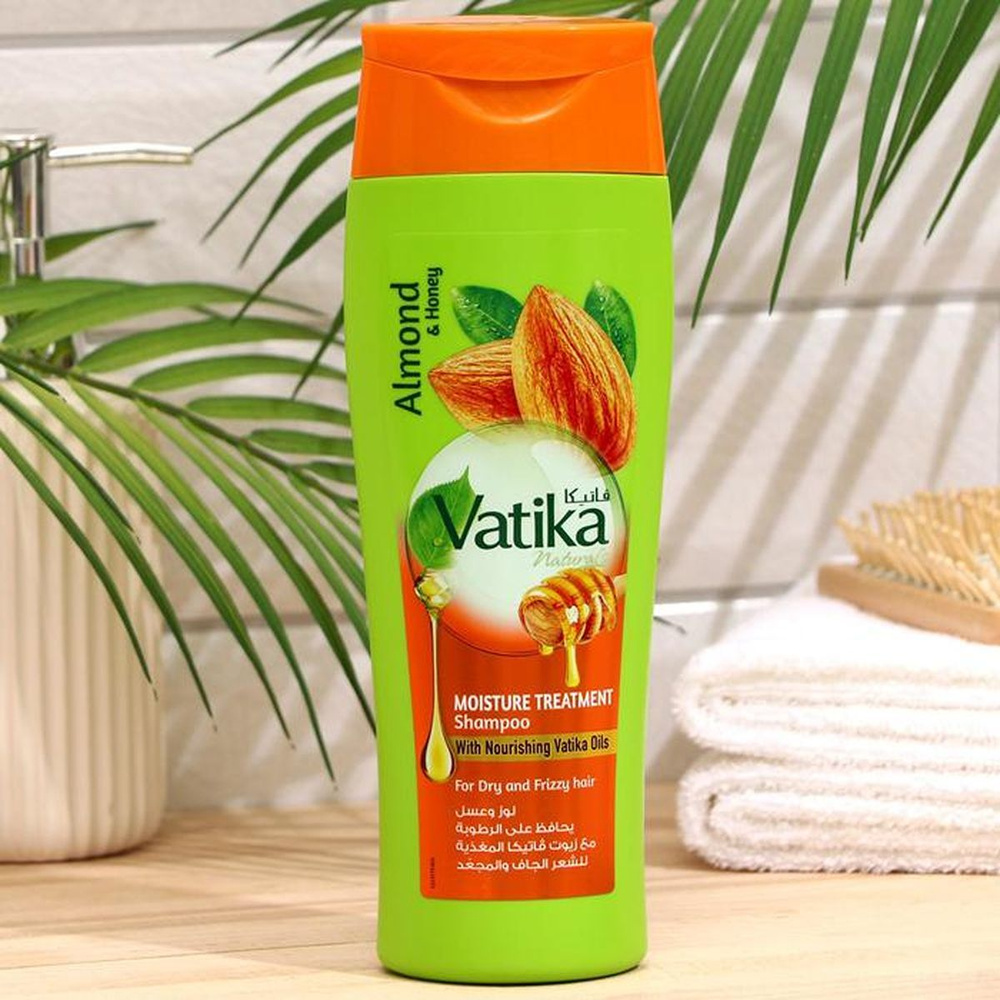 Шампунь для волос Dabur VATIKA Naturals Moisture Treatment увлажняющий, 400 мл, 1 шт.  #1