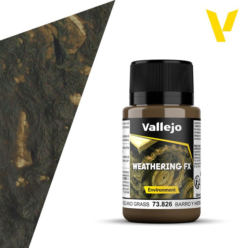 Краска Vallejo Weathering Effects / 73.826 Mud and Grass 40мл #1