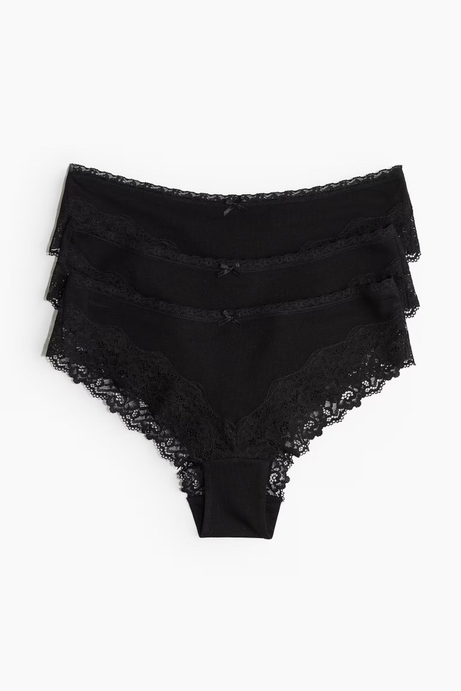 Комплект трусов хипстеры H&M Ladies Briefs, 3 шт #1