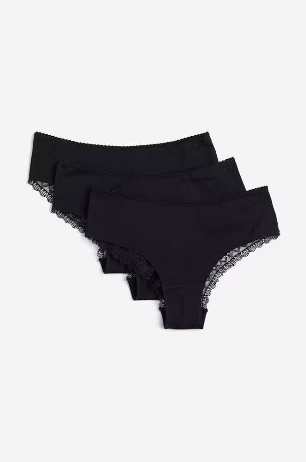 Комплект трусов хипстеры H&M Ladies Briefs, 3 шт #1