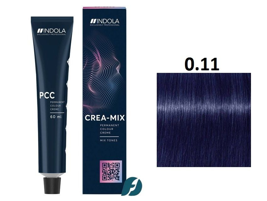 Indola Professional Permanent Caring Color CREA-MIX 0.11 Стойкая крем-краска для волос Пепельный, 60 #1