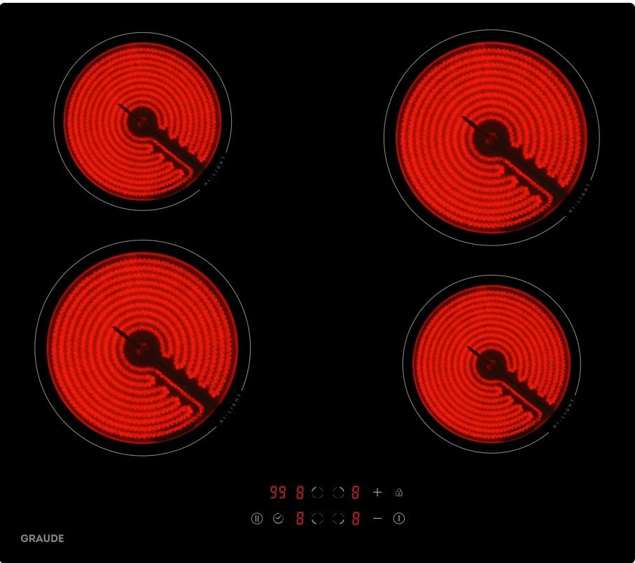 GRAUDE  варочная панель EK 60.0 S, черный #1