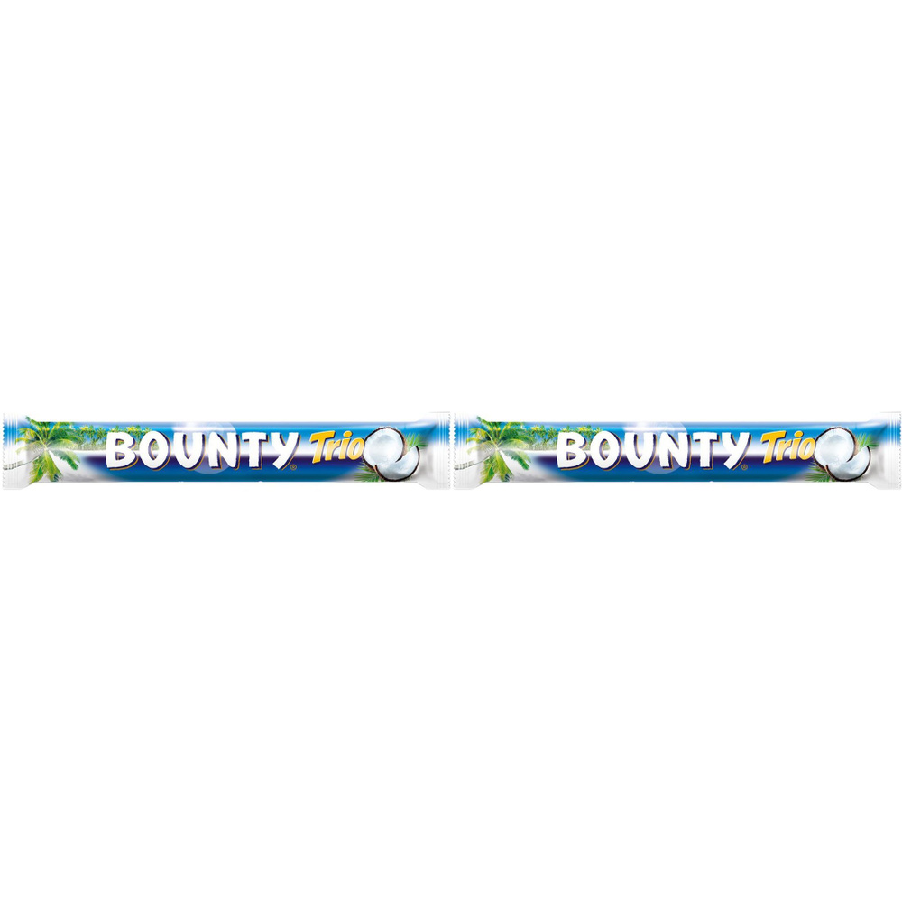 Батончик Bounty Trio шоколадный 82,5 г, набор: 2 штуки #1