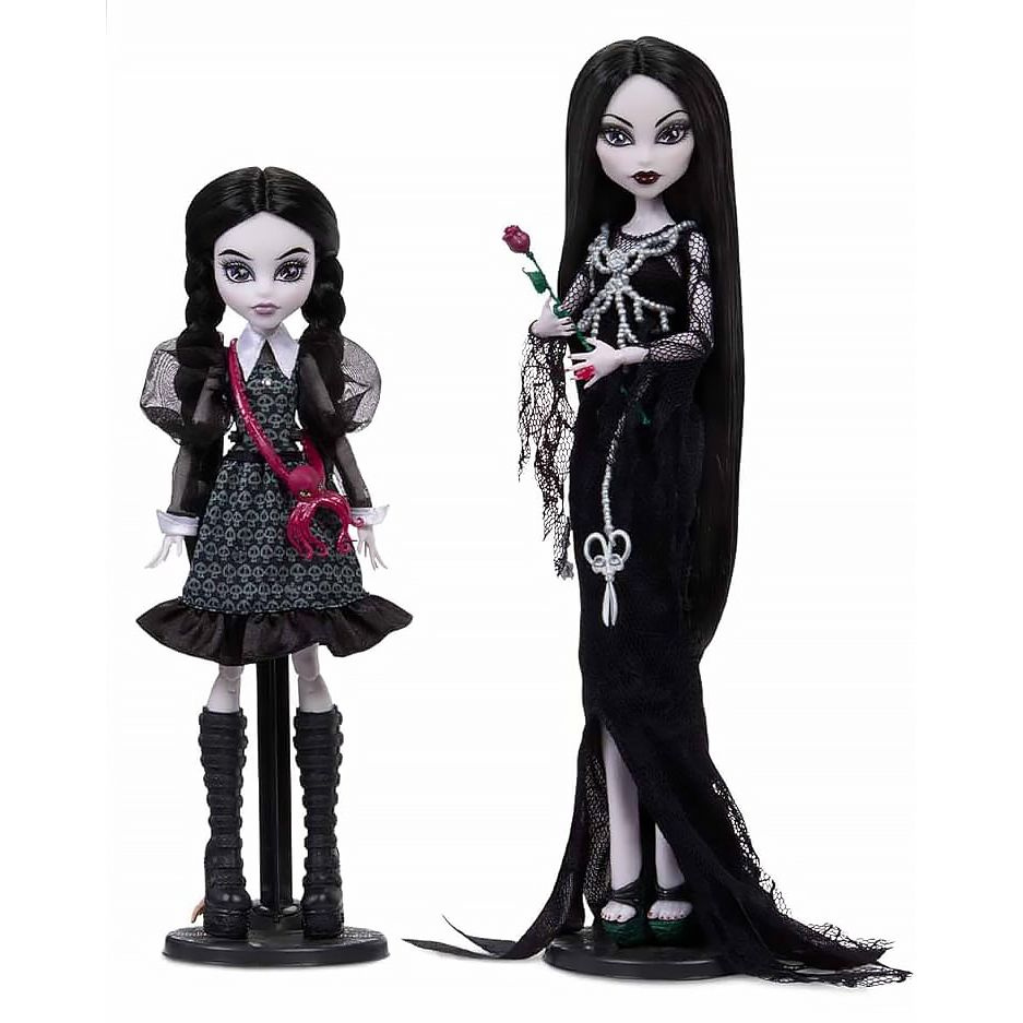 Куклы cкулекторной серии Монстер хай Семейка Адамс Monster High Addams Family: Morticia & Wednesday Skullector. #1