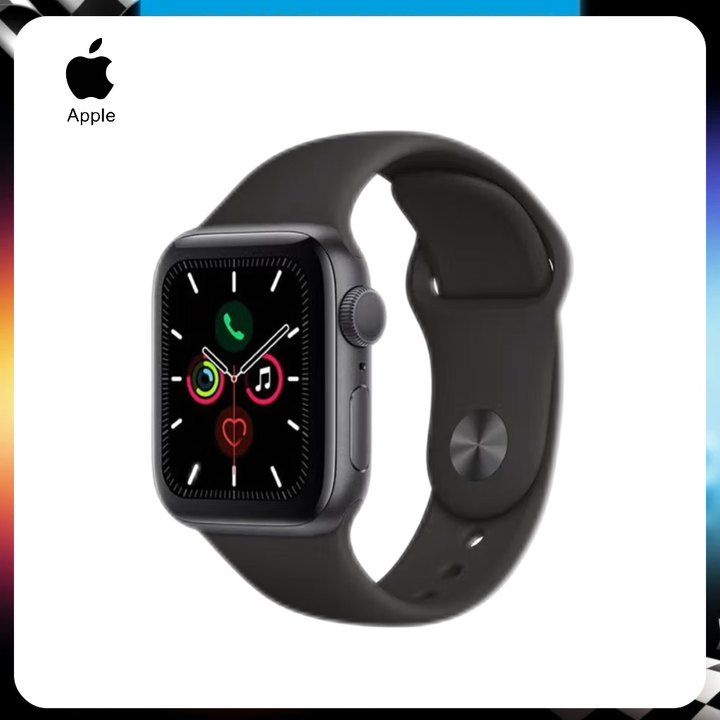 Apple Умные часы Watch SE 1 GPS M/L 2021, 44mm, тёмно-серый #1