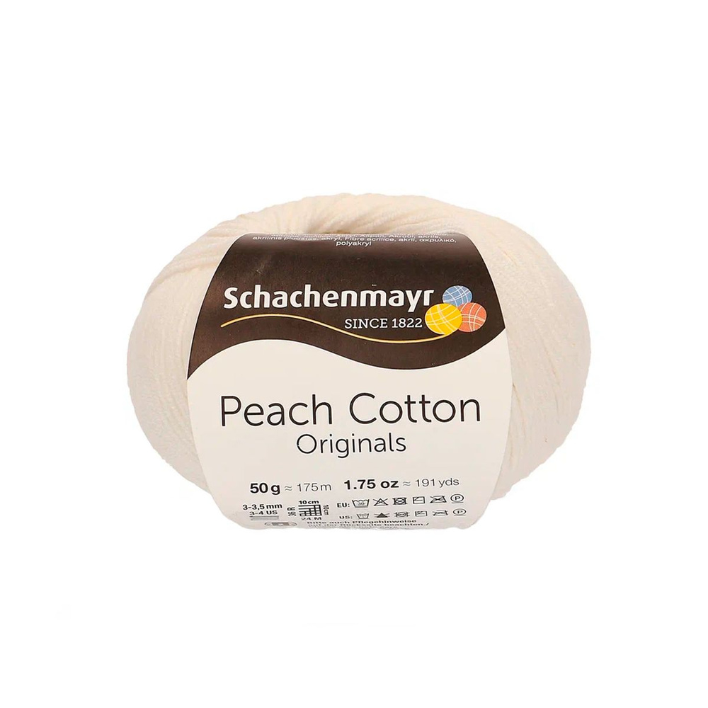 Peach Cotton /Пич Коттон/ пряжа Schachenmayr Originals (60% хлопок, 40% акрил), 50г/175м, арт. 9807371 #1