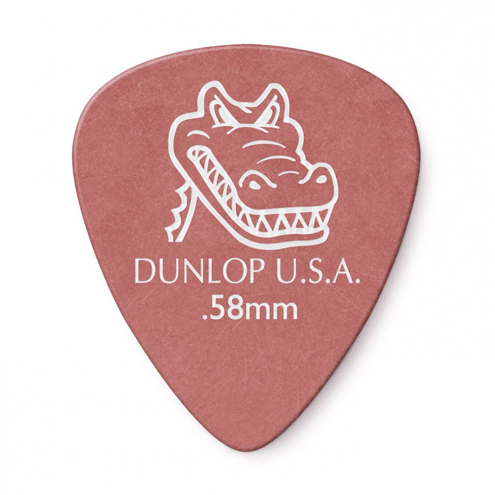 Медиатор dunlop 417r.58 gator grip, .58 мм, 1 шт. #1