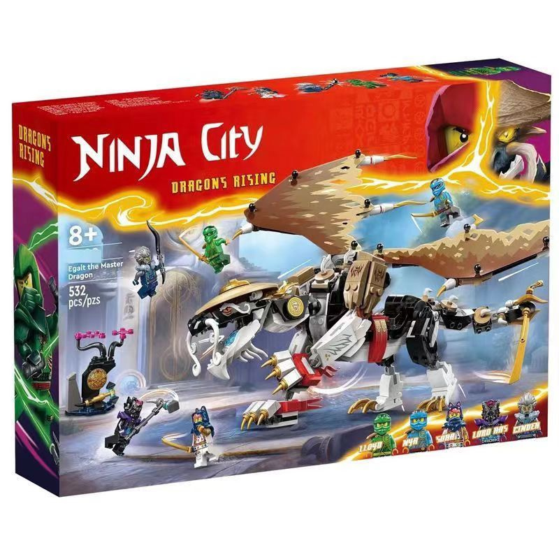 Конструктор LEGO Ninjago Эгалт, Повелитель Драконов, 532 деталей, возраст от 8+, 71809  #1