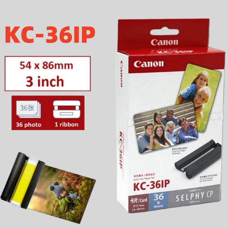 Чернильный картридж Canon KC-36IP для принтера Canon Selphy CP800 CP910 CP1200 CP1300 CP1500  #1