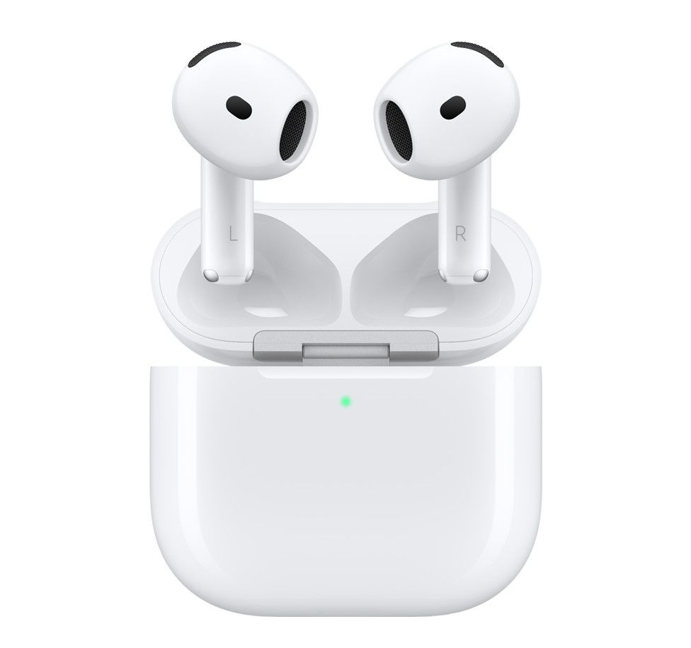 Apple Наушники беспроводные с микрофоном Apple AirPods 4, Bluetooth, USB Type-C, белый  #1