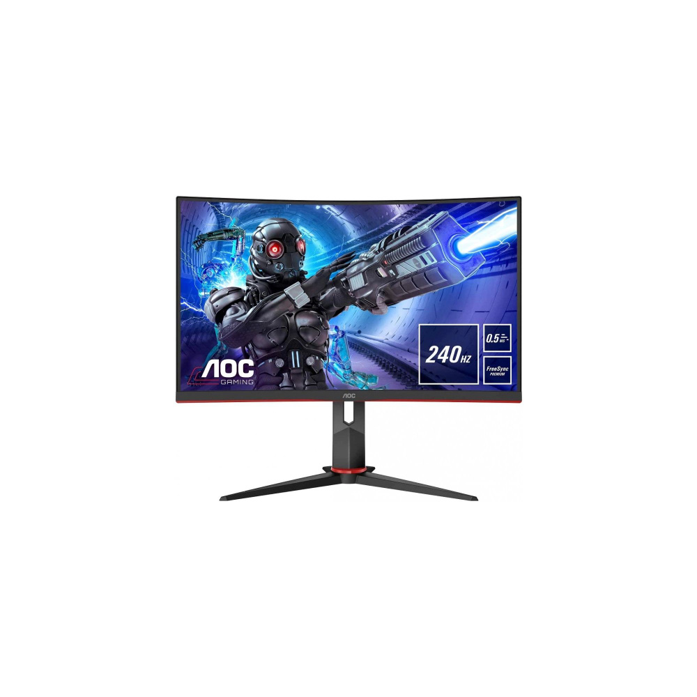 AOC 27" Монитор C27G2ZE, черный, красный #1