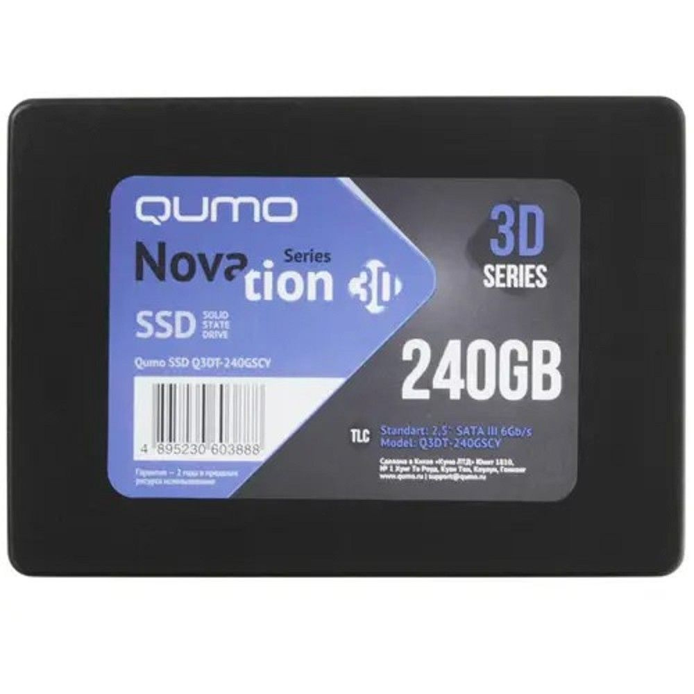 QUMO 240 ГБ Внутренний SSD-диск Q3DT-240GSCY (Q3DT-240GSCY) #1