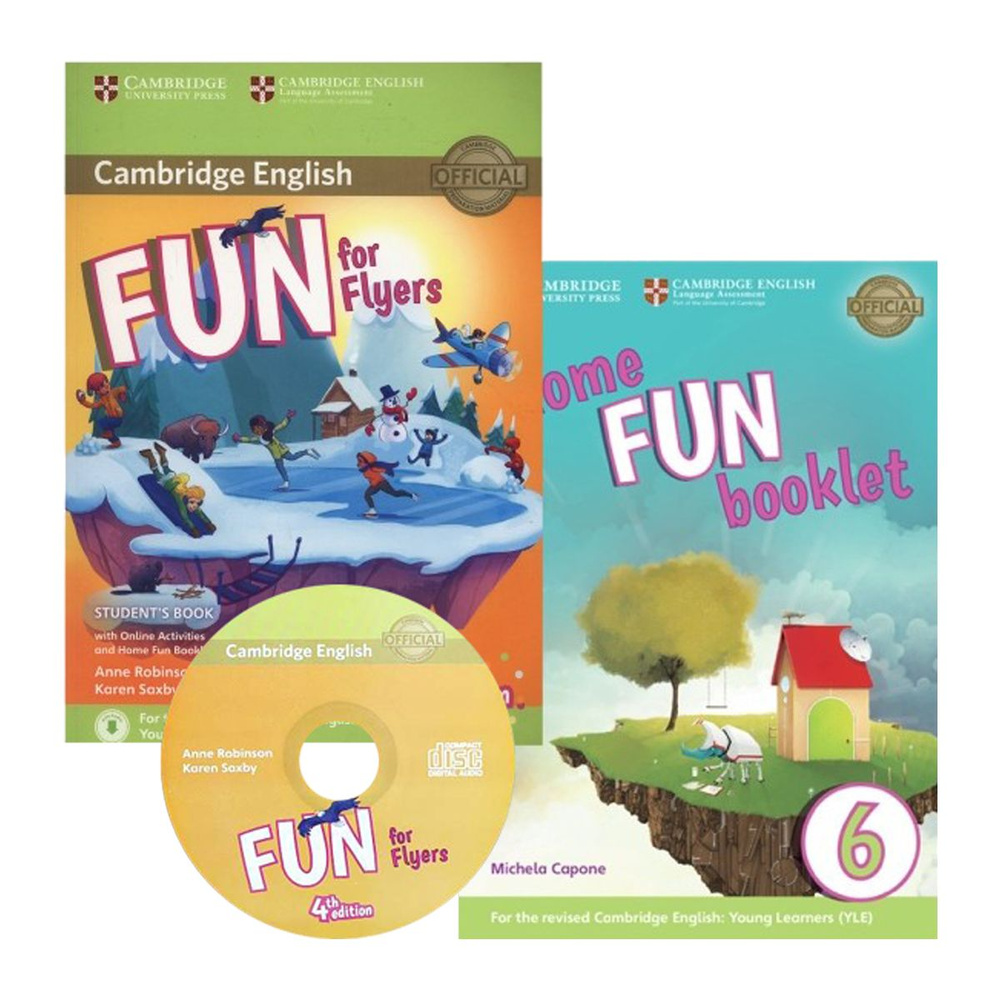 Fun for Flyers 4th edition (Student's book + Home fun booklet 6 + диск) #1