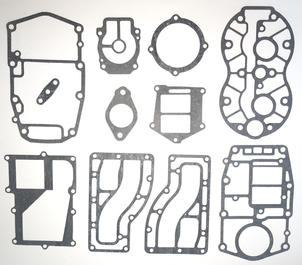 Набор прокладок для 2-х тактного лодочного мотора Suzuki DT20, DT25, DT30 л/с (11 шт)  #1
