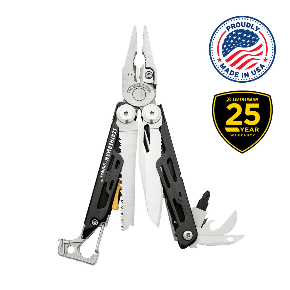 Мультиинструмент LEATHERMAN SIGNAL (19 инструментов)(11,4см)(212г.)(чехол: нейлон BLACK L)  #1