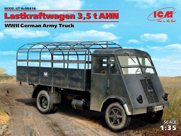 35416 ICM Грузовой автомобиль Lastkraftwagen 3,5 t AHN Масштаб 1/35 #1