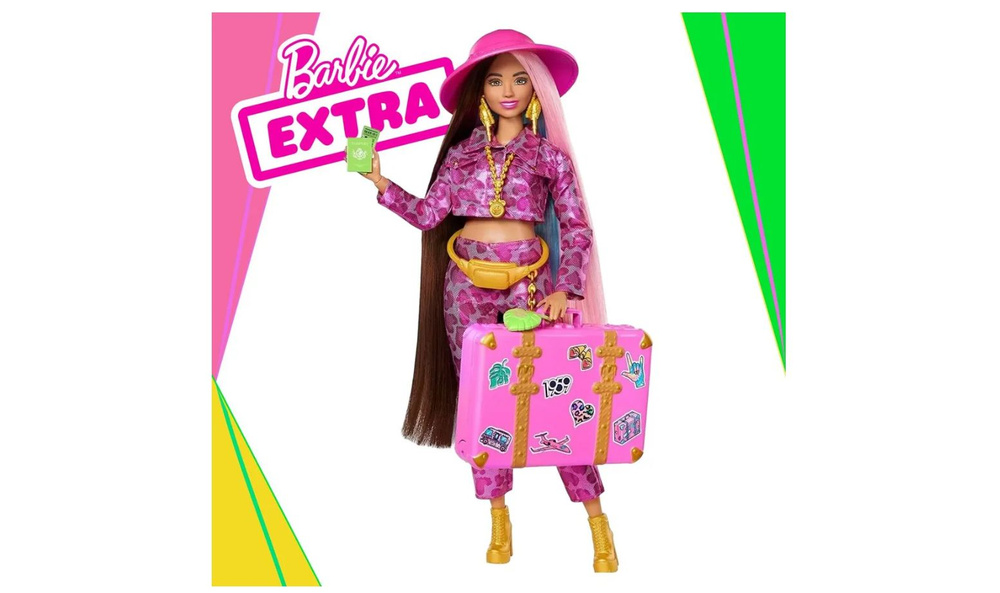 Кукла Barbie Extra Fly HPT48 cафари с аксессуарами Барби Mattel #1