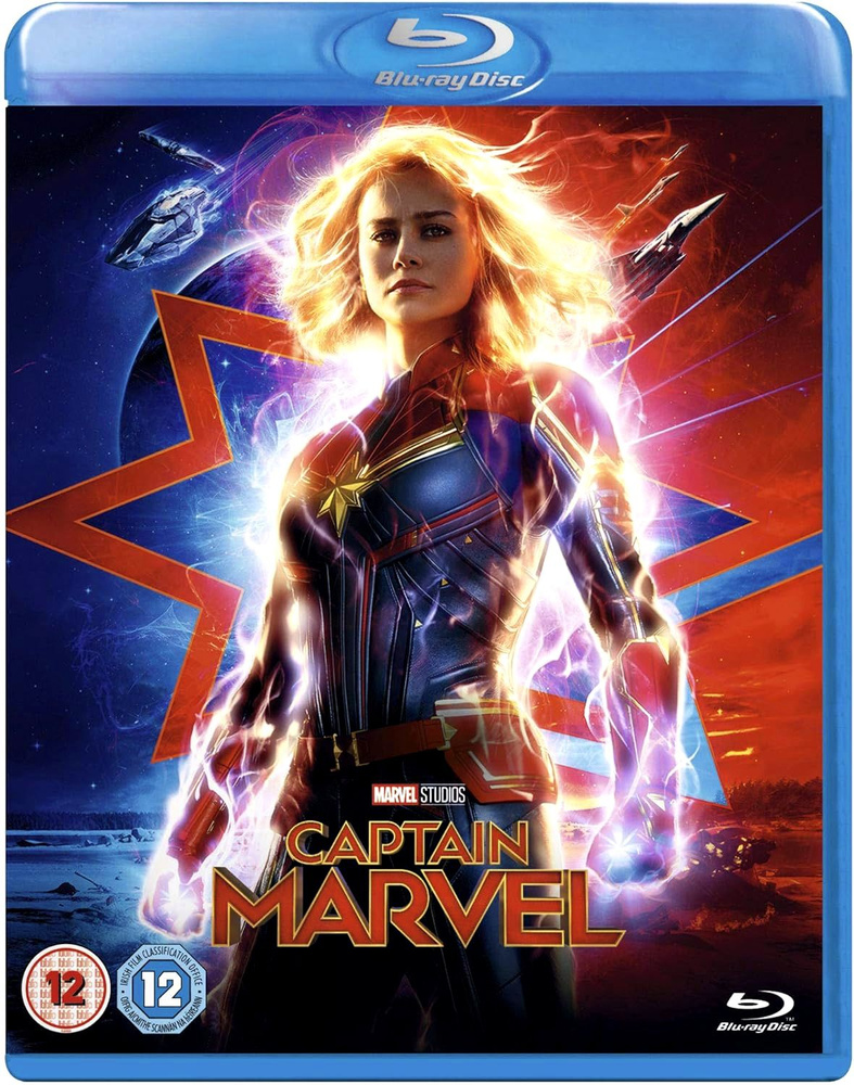 Marvel. Капитан Марвел. Blu-ray. Фильм 2019 года. Фантастика, боевик, приключения.  #1