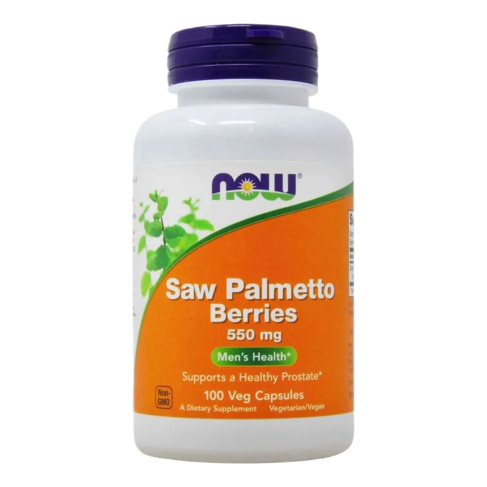 Now Foods Saw Palmetto, Экстракт пальмы серенои 550 мг, 100 капсул #1