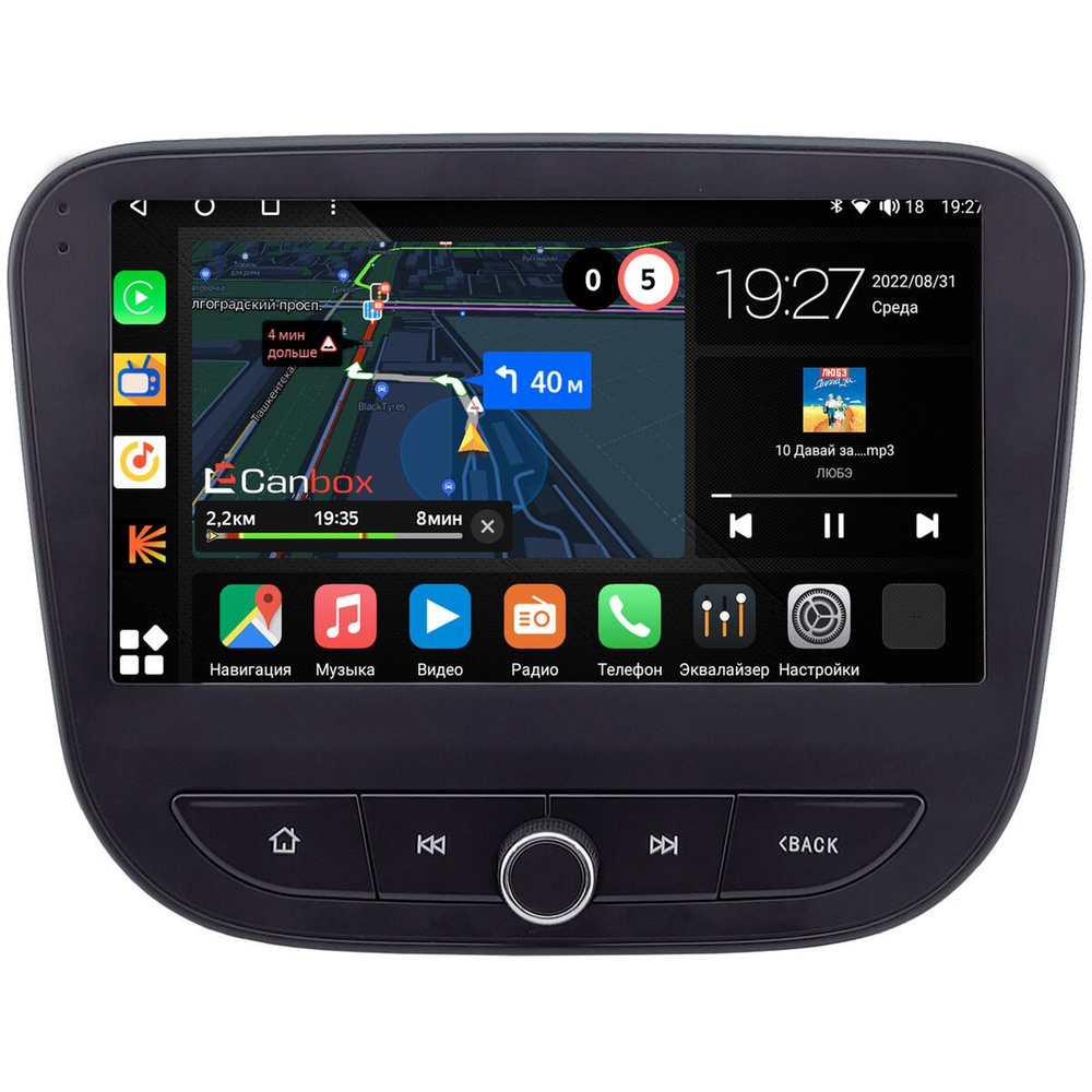 Штатная магнитола Canbox M-Line 2K 4179-9-1814 для Chevrolet Equinox 3 2017-2024 на Android 10 (4G SIM #1