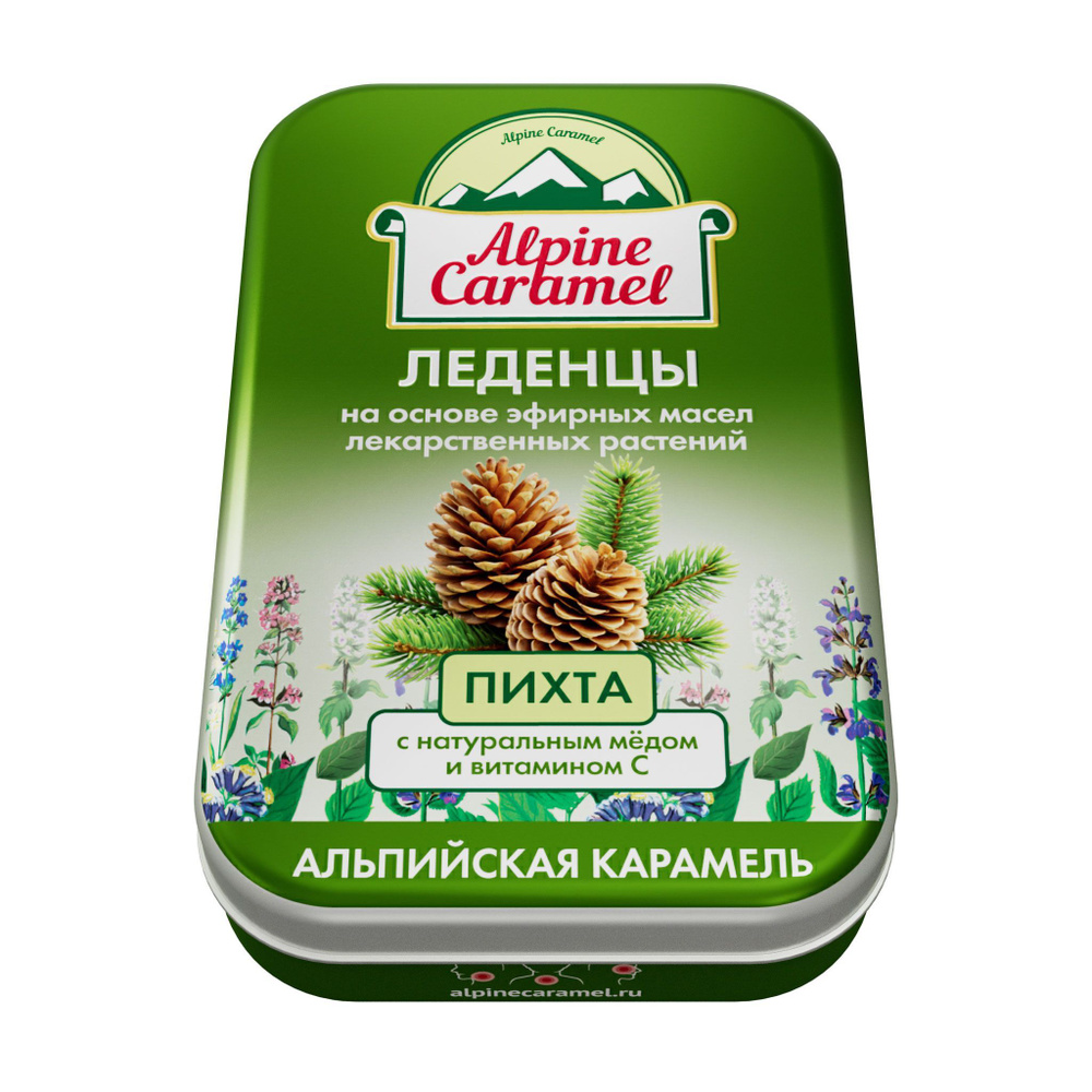 Alpine Caramel Альпийская Карамель Леденцы Пихта с витамином С  #1