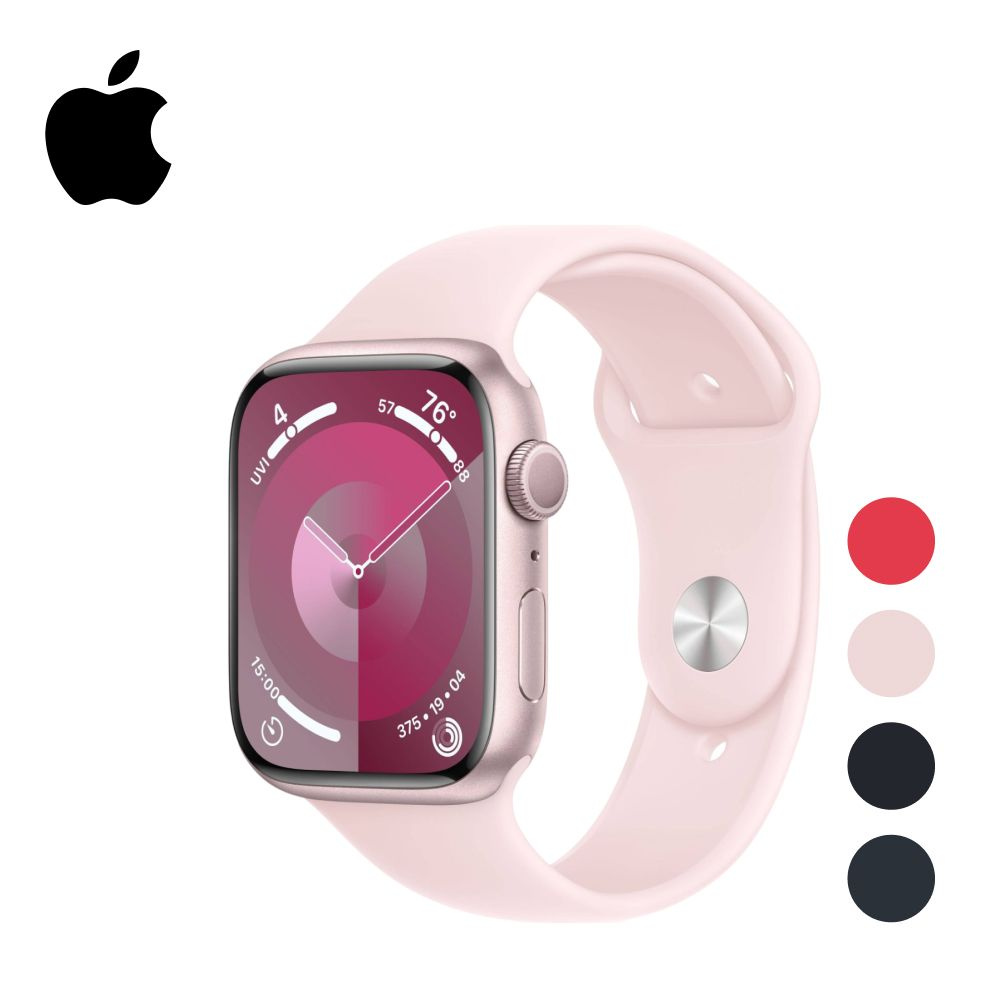 Умные часы Apple Watch Series 9 GPS 45mm Pink Aluminium Case with Light Pink Sport Band - M/L  #1