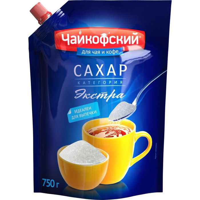 Чайкофский Сахарный песок Экстра, 750 г #1