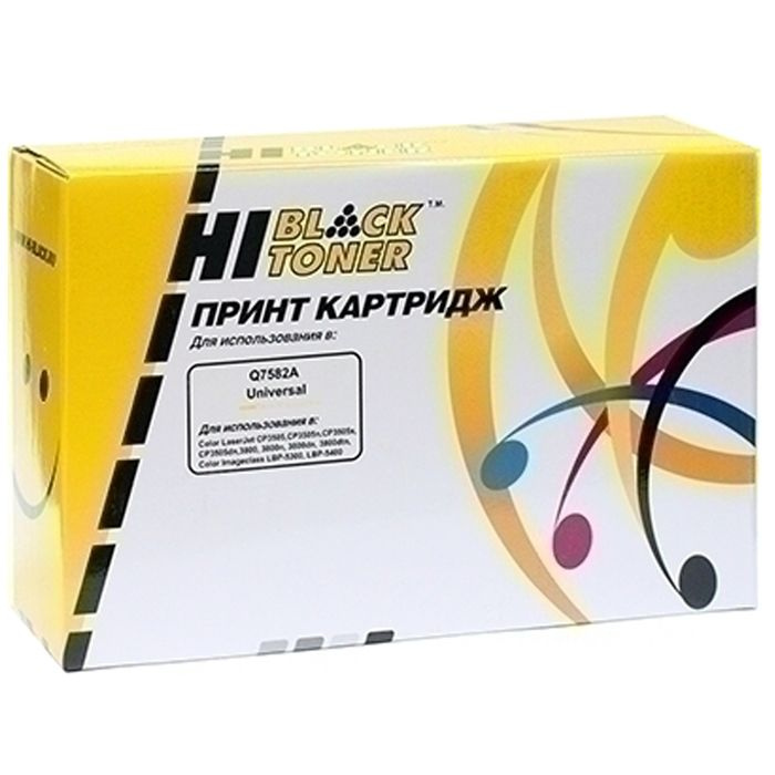 Картридж Hi-Black (HB-Q7582A) для HP CLJ 3800/CP3505/Canon MF8450 #1