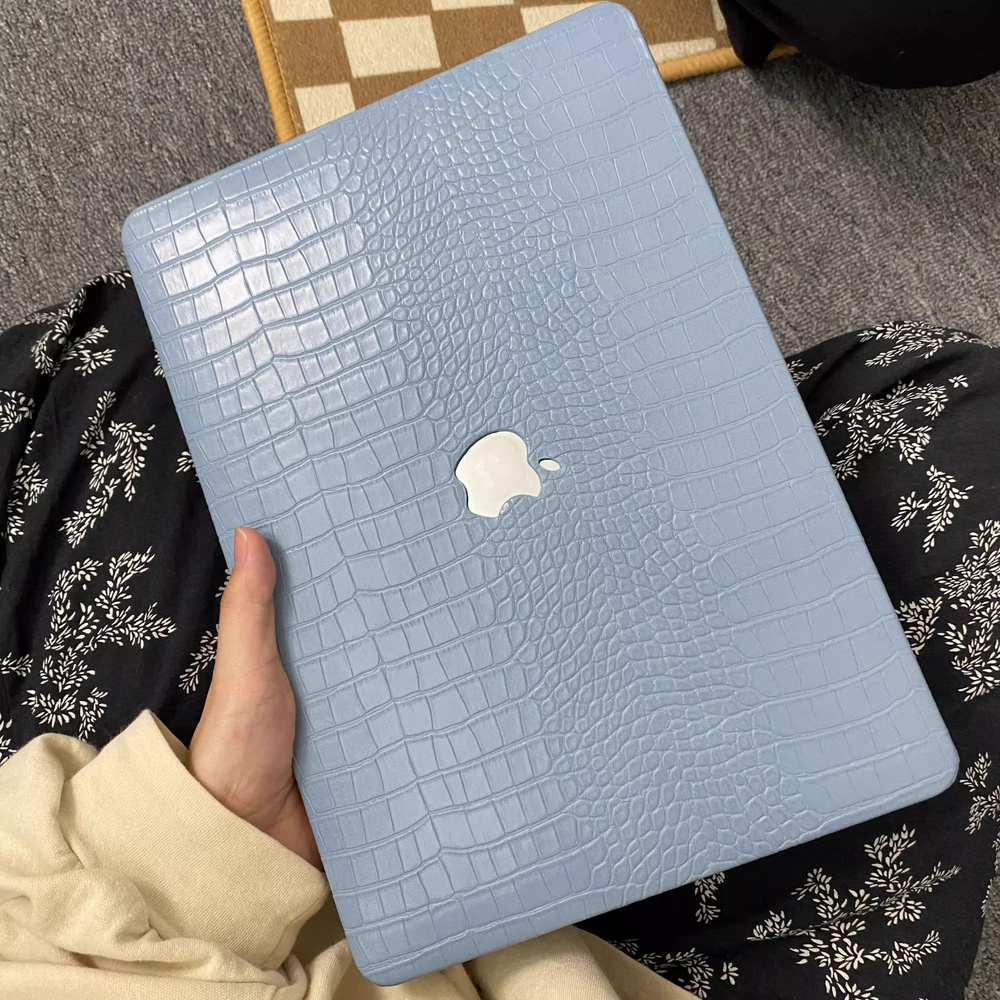 Жесткий кейс Macbook Чехол-накладка Case для Air 15.3 (A2941(M2)/ A3114(M3))Крокодил  #1