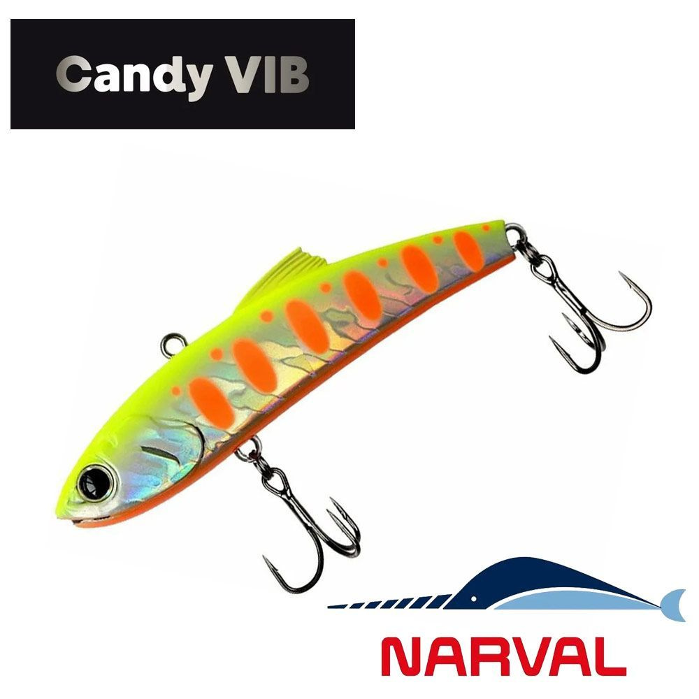 Раттлин Narval Frost Candy Vib 80mm 21g #006-Motley Fish. виб/приманка на хищника/судак,щука.форель  #1