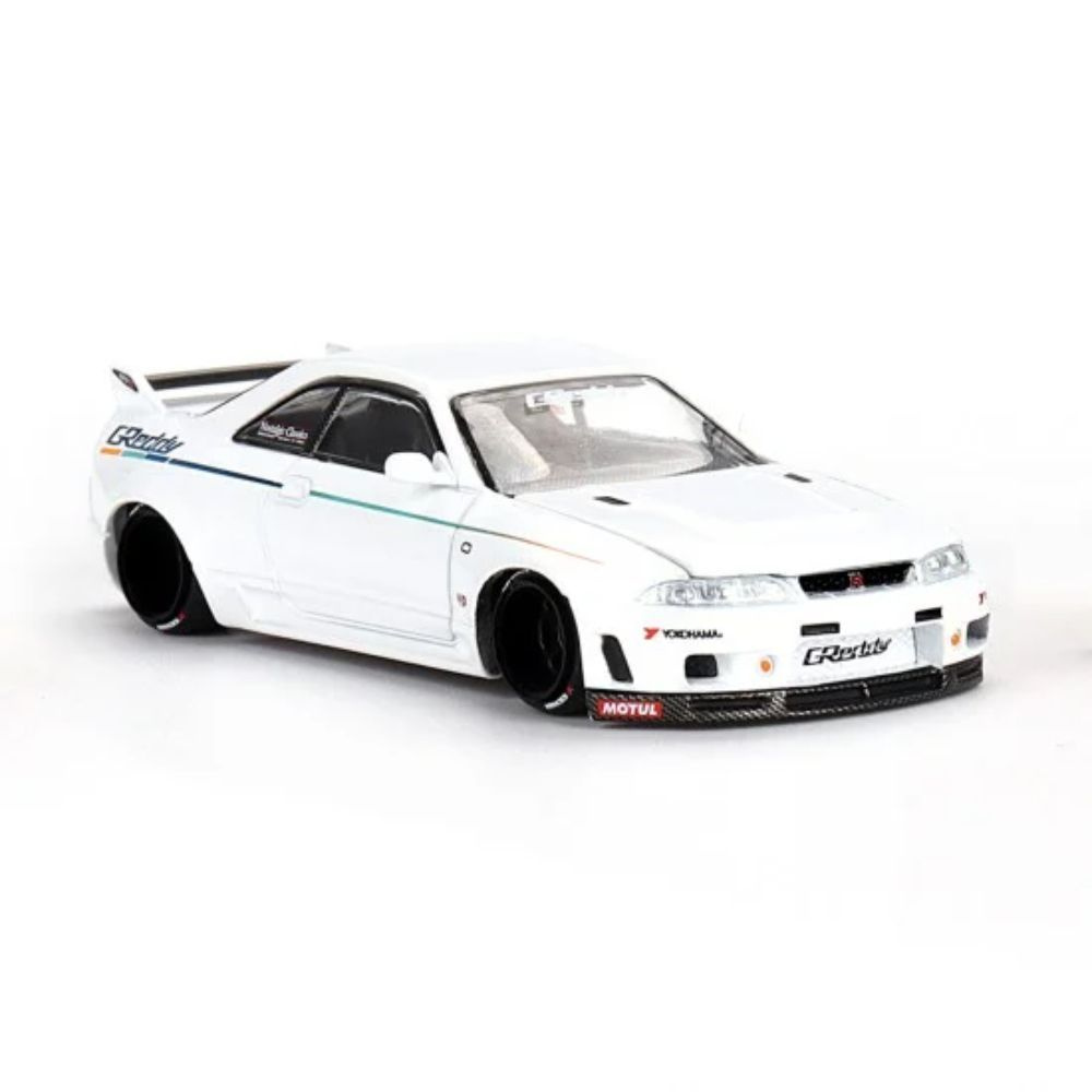 Машинка MINI GT 1/64 Nissan Skyline GT-R R33 Greddy GR33 V1 Diecast Scale Model Car #1