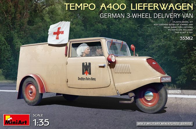 35382 MiniArt Автомобиль Tempo A400 Lieferwagen 1/35 #1