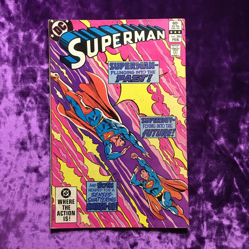 Superman. A Mind-Switch in Time! Vol. 45 No 380 FEB 1983. Оригинальный комикс на английском языке  #1