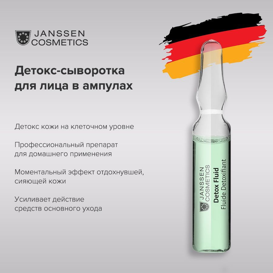 Janssen Cosmetics Детокс-сыворотка в ампулах Detox Fluid 1х2 мл #1